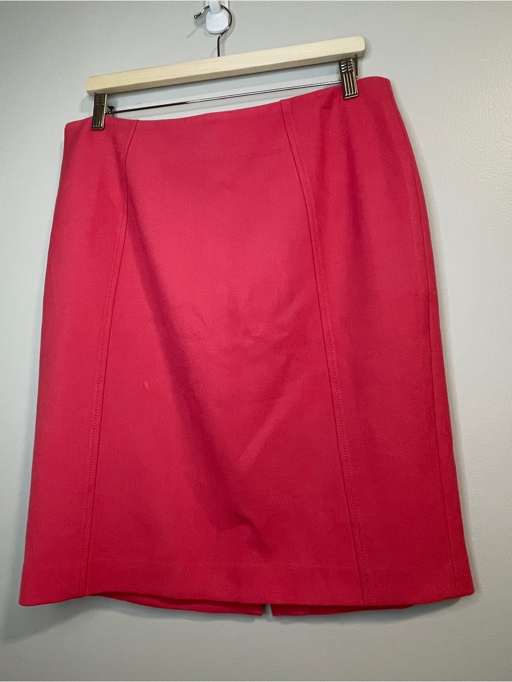 Halogen Hot Pink Structured Pencil Skirt Size 12
